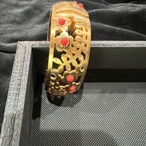 Brighton Francesca Wide Cuff Hinged Bracelet